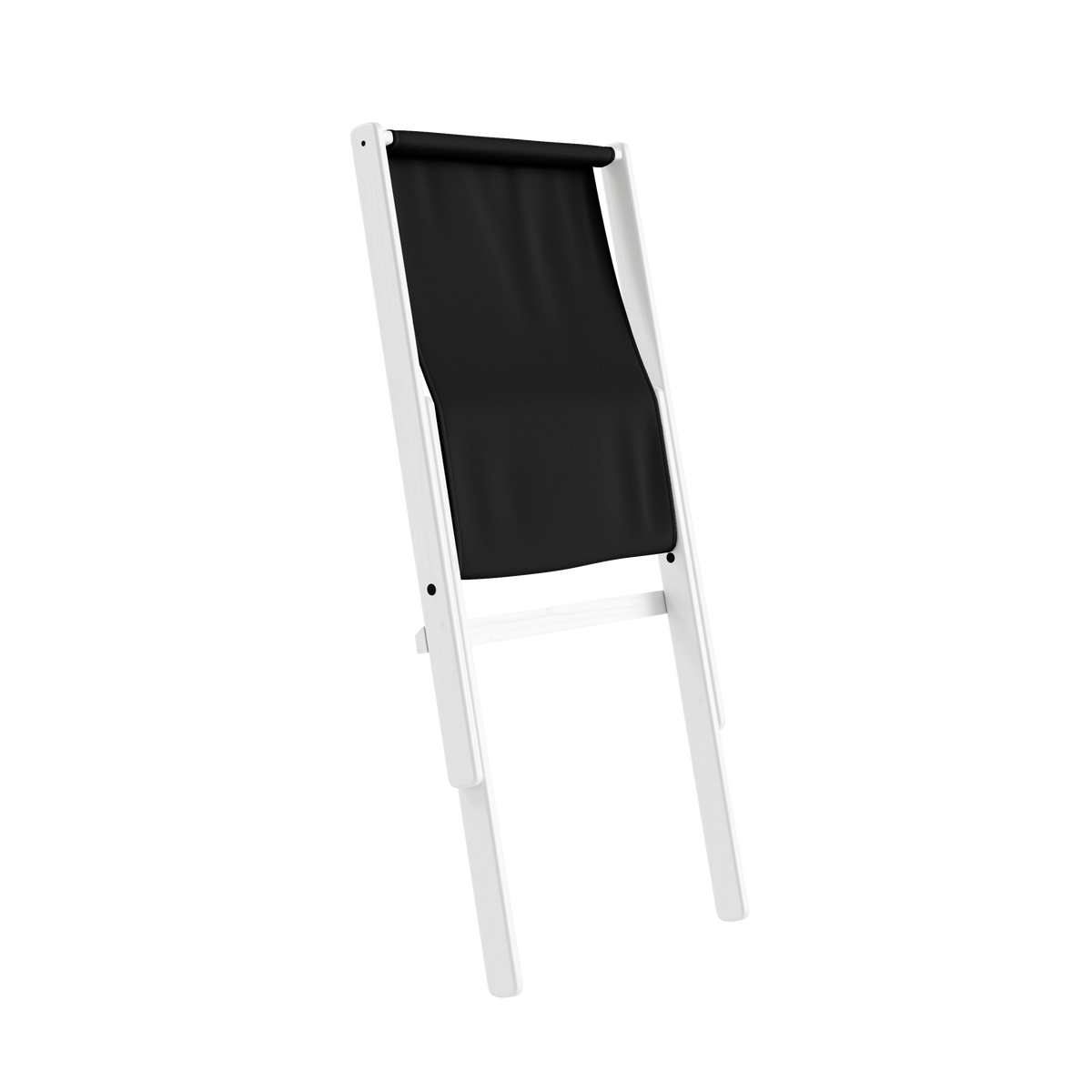 BOOGIE BLANC LAQUÉ HÊTRE AVEC MATELAS BOOGIE MAT GRIS FONCÉ