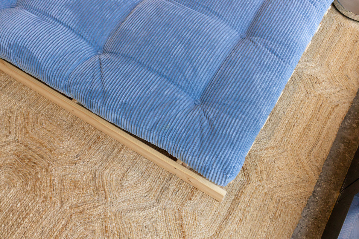 ROOTS RAW 140 X 200 W. ROOTS MATTRESS HAZY BLUE