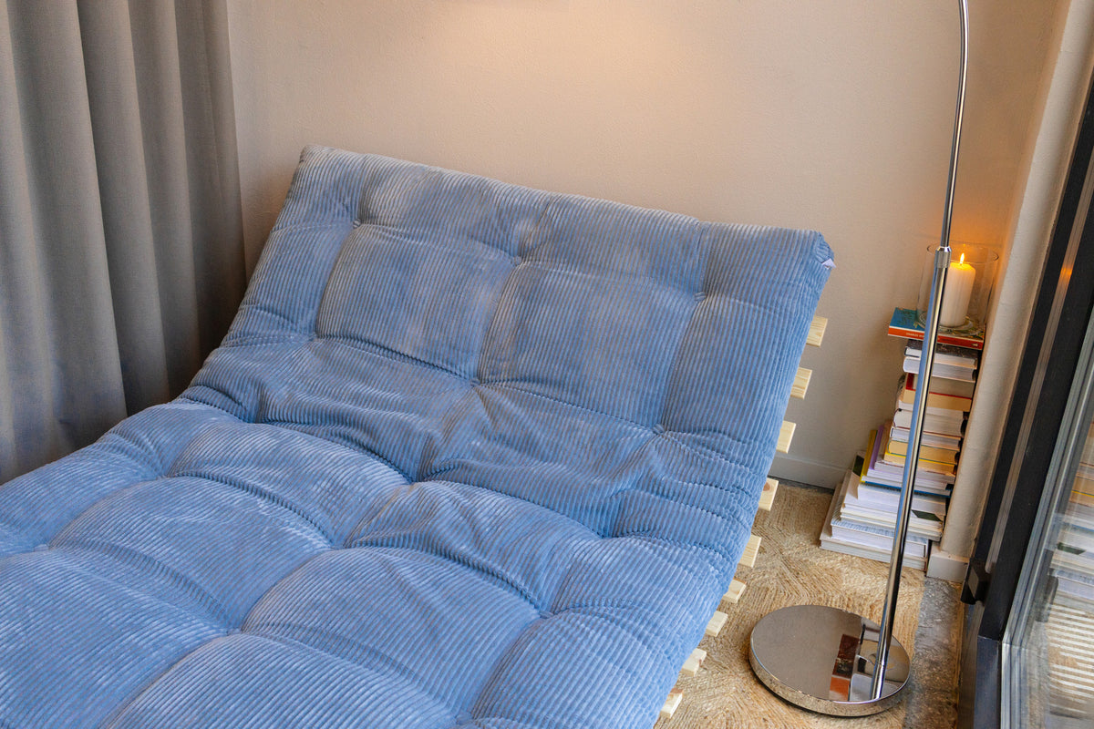 ROOTS RAW 140 X 200 W. ROOTS MATTRESS HAZY BLUE