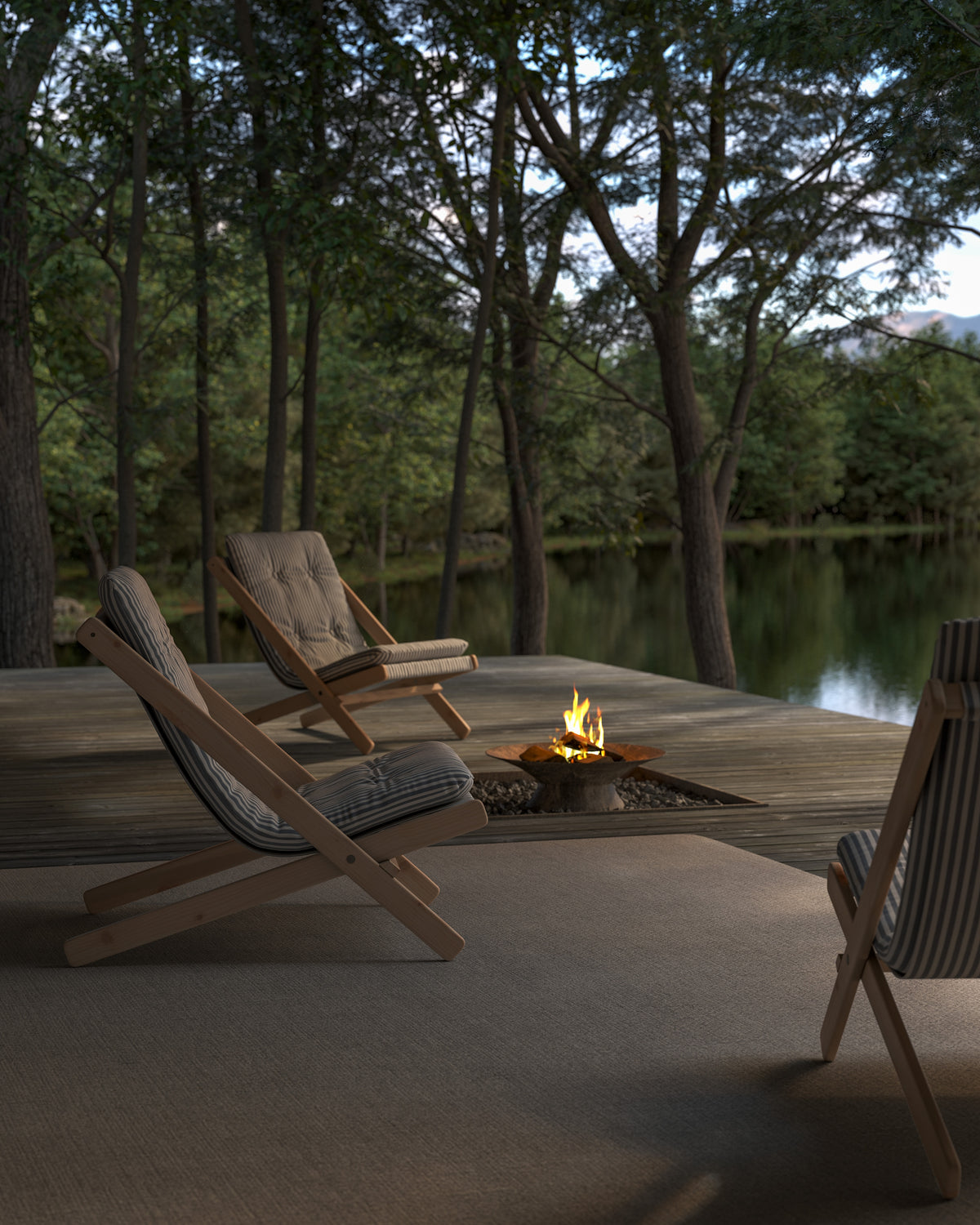 BOOGIE WHITE LACQUERED BEECH W. BOOGIE MATTRESS BEACH BLUE