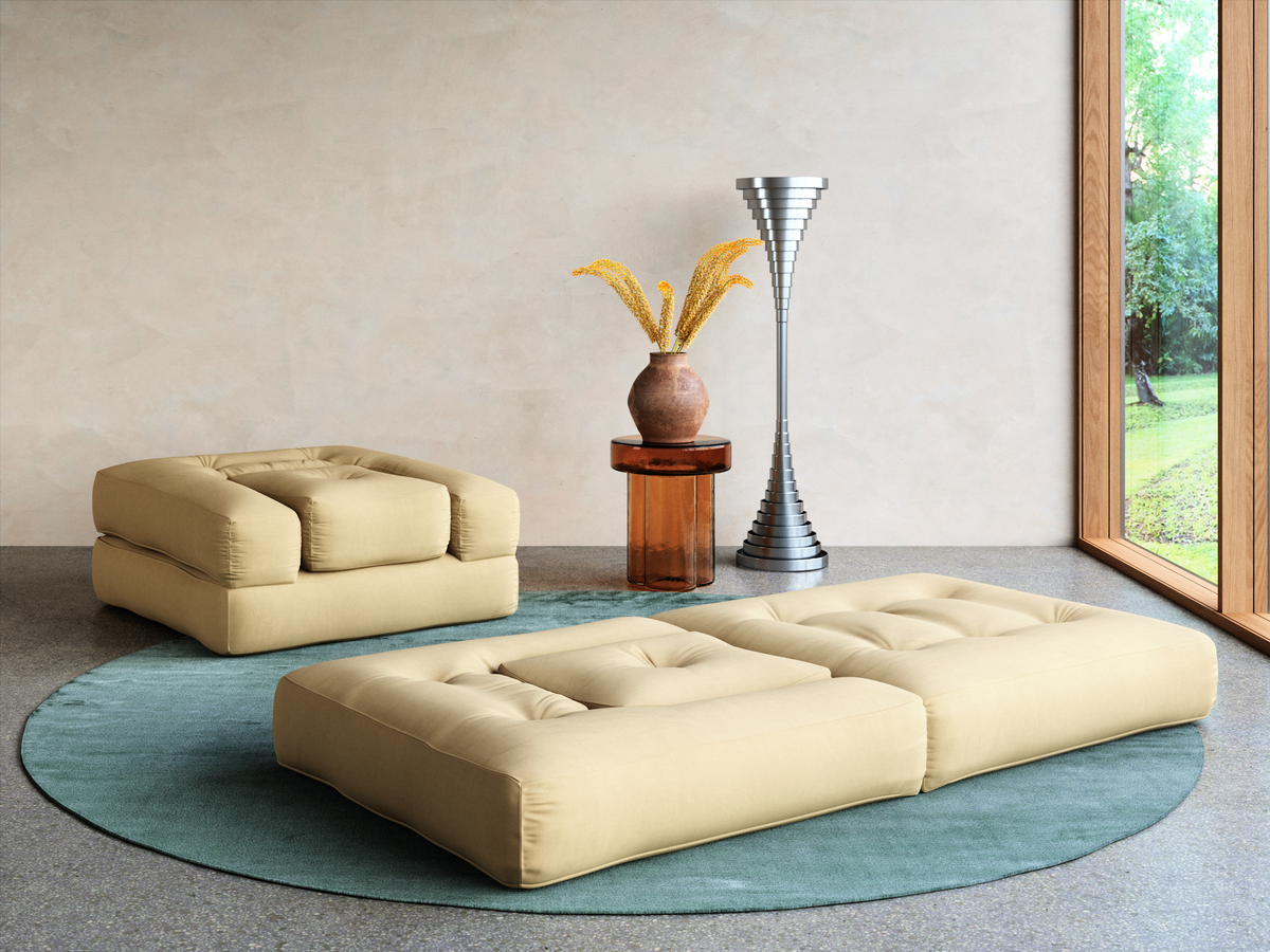CUBE CHAIR WHEAT BEIGE