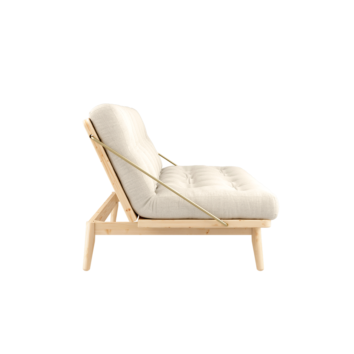 FOLK CLEAR LACQUERED W. 5-COUCHES MIXTE TISSU DE MATELAS MAT