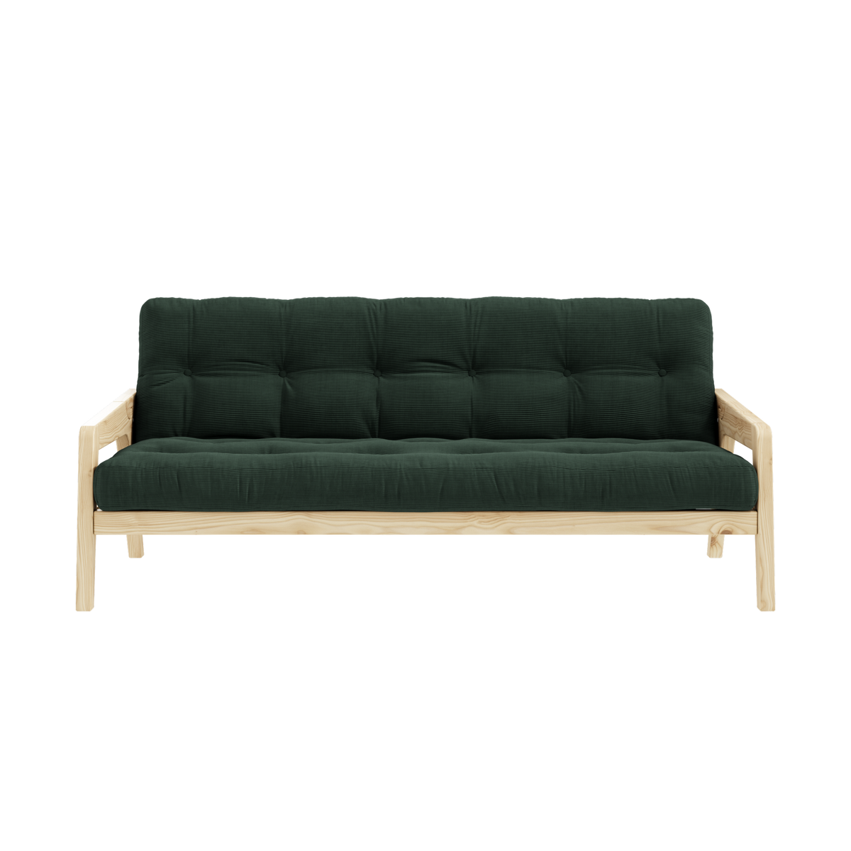 GRAB CLEAR LACQUERED W. 5-LAYER MIXED MATTRESS SEAWEED