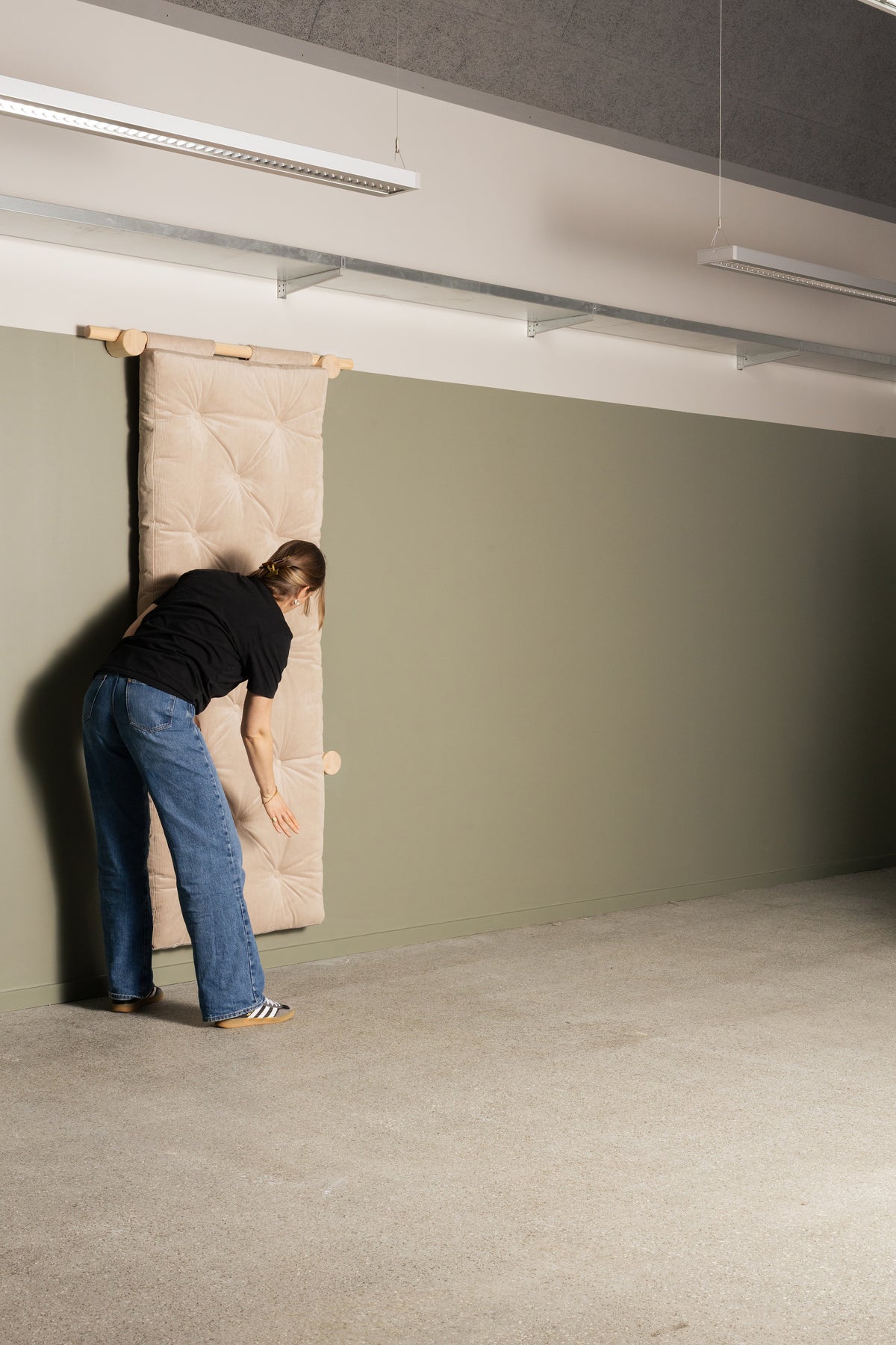 HOOKED RAW 75 x 200 W. BRAVO MATTRESS BEIGE