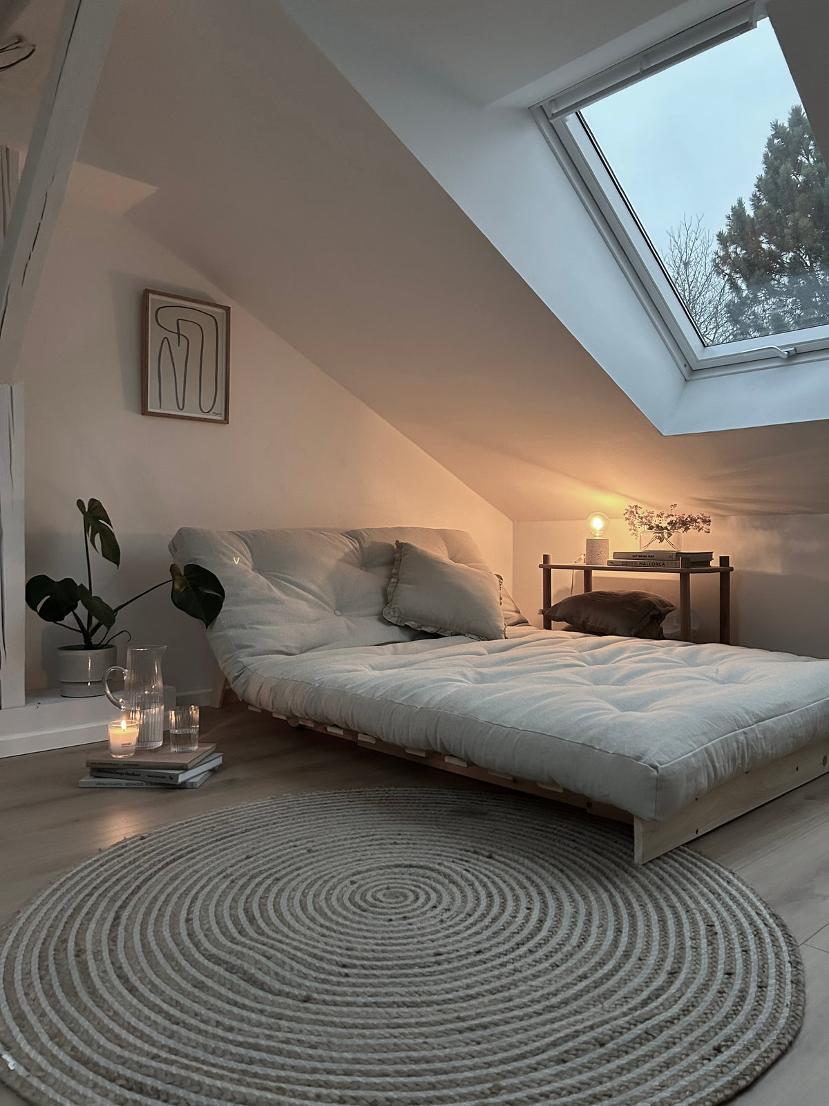 MATELAS ROOTS RAW 140 X 200 CM. MATELAS NATUREL ROOTS