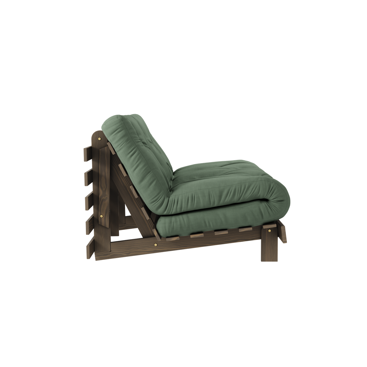 ROOTS CAROB BROWN 140 X 200 W. ROOTS MATTRESS OLIVE GREEN