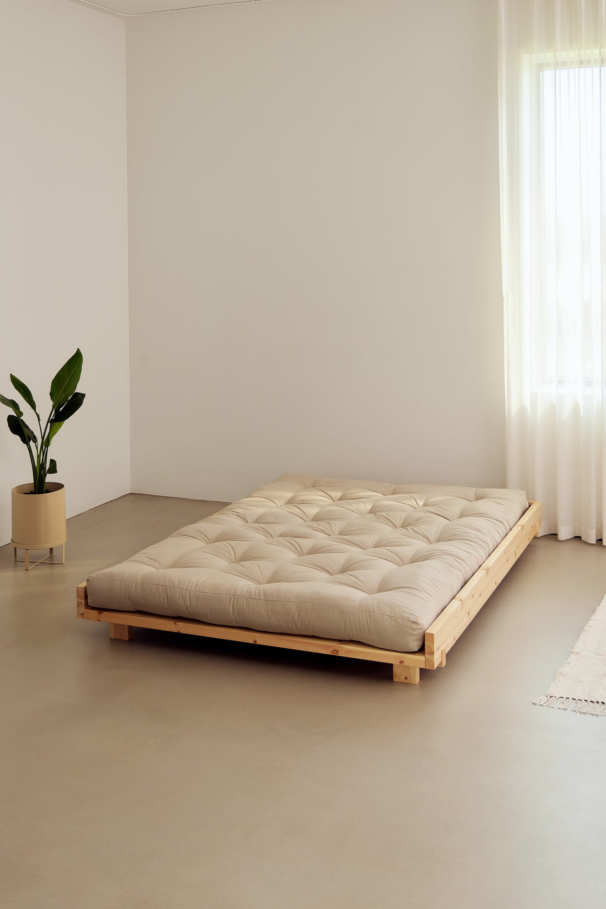 SOCIAL BED CAROB BROWN 180 X 200