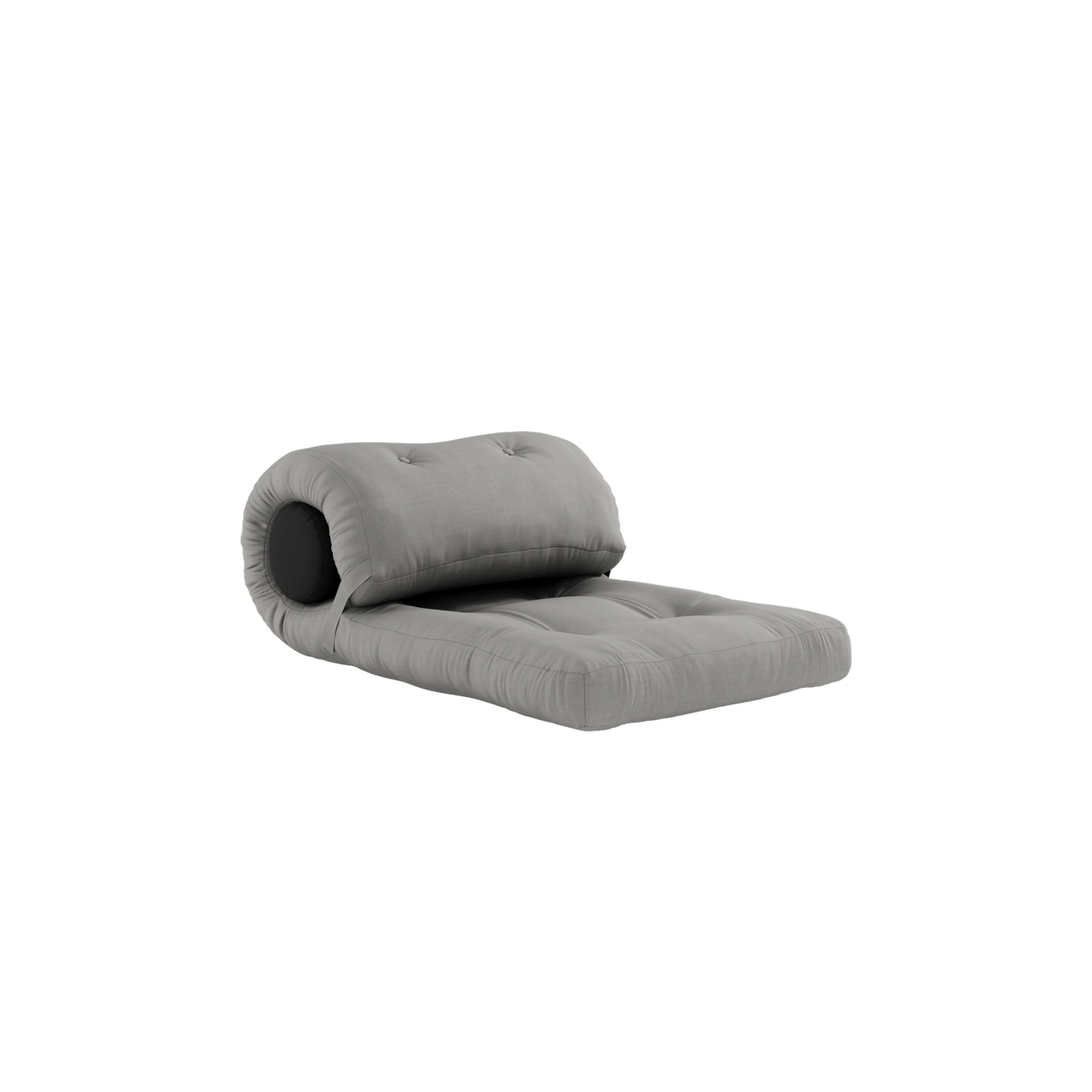 WRAP GRIS AVEC 1 COUSSIN GRIS FONCÉ