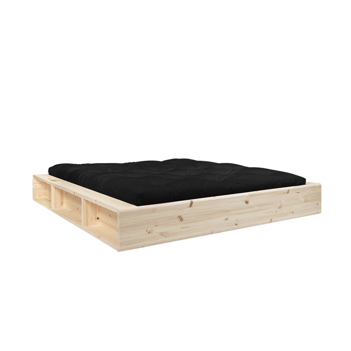 ZIGGY BED CLEAR LACQUERED 140 X 200