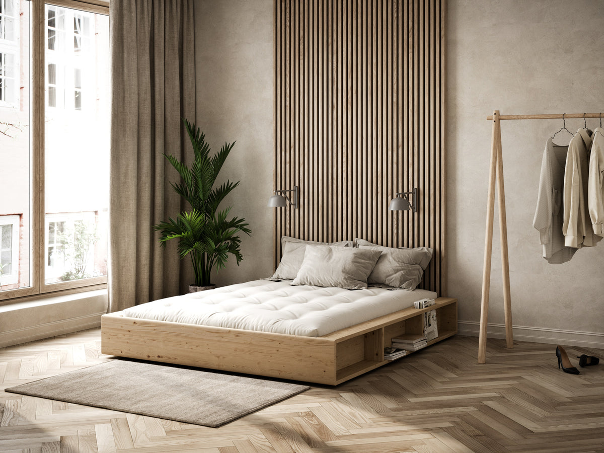 ZIGGY BED CLEAR LACQUERED KING SIZE