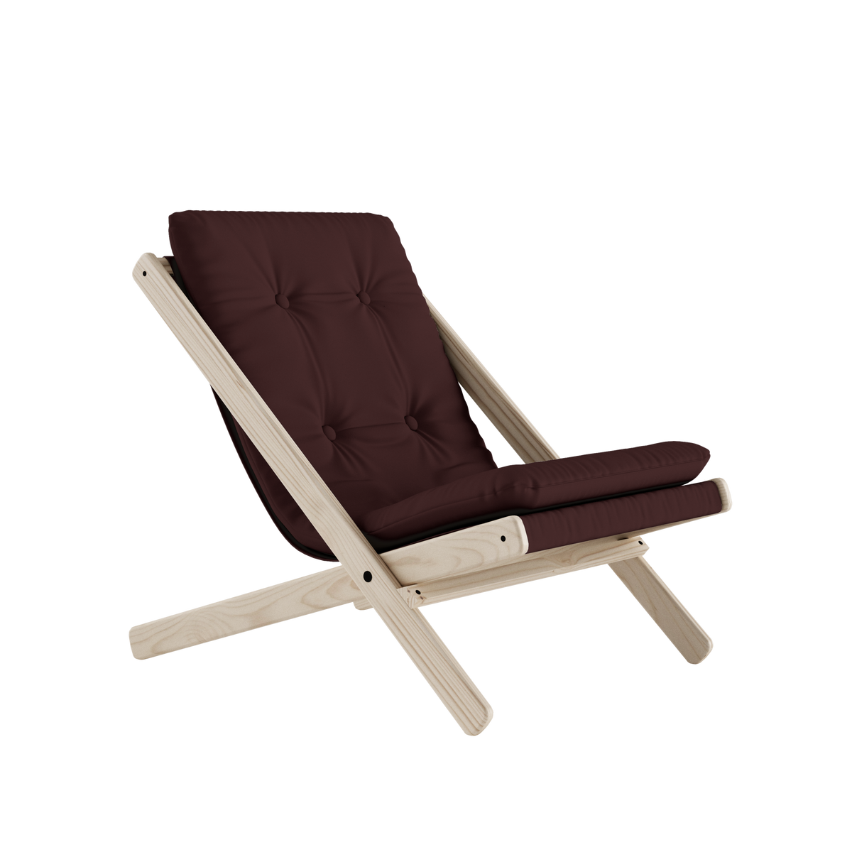 BOOGIE RAW BEECH W. BOOGIE MATTRESS BROWN