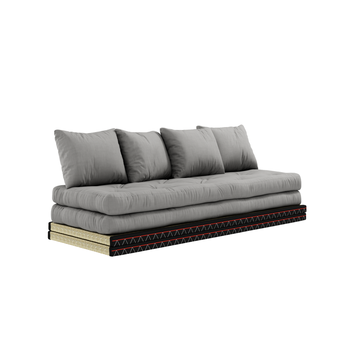 CHICO GREY W. 2 TATAMI 80 X 200 W. 2 CHICO MATTRESS SET GREY