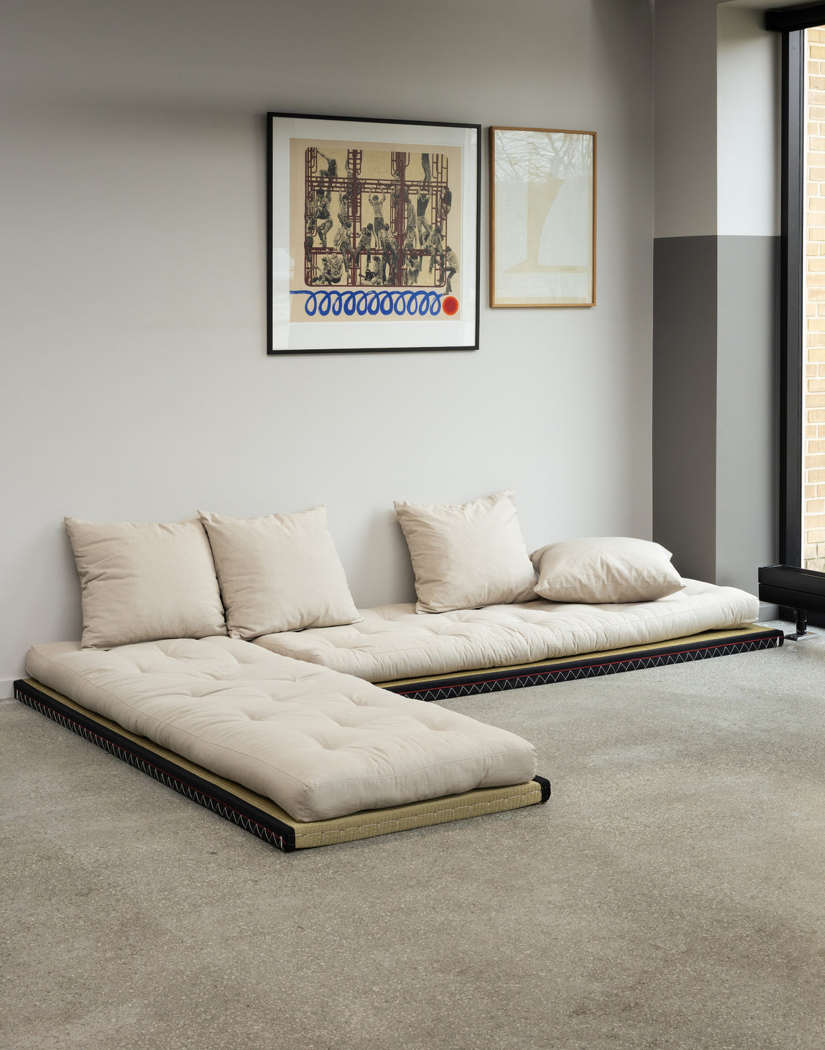 CHICO GREY W. 2 TATAMI 80 X 200 W. 2 CHICO MATTRESS SET GREY