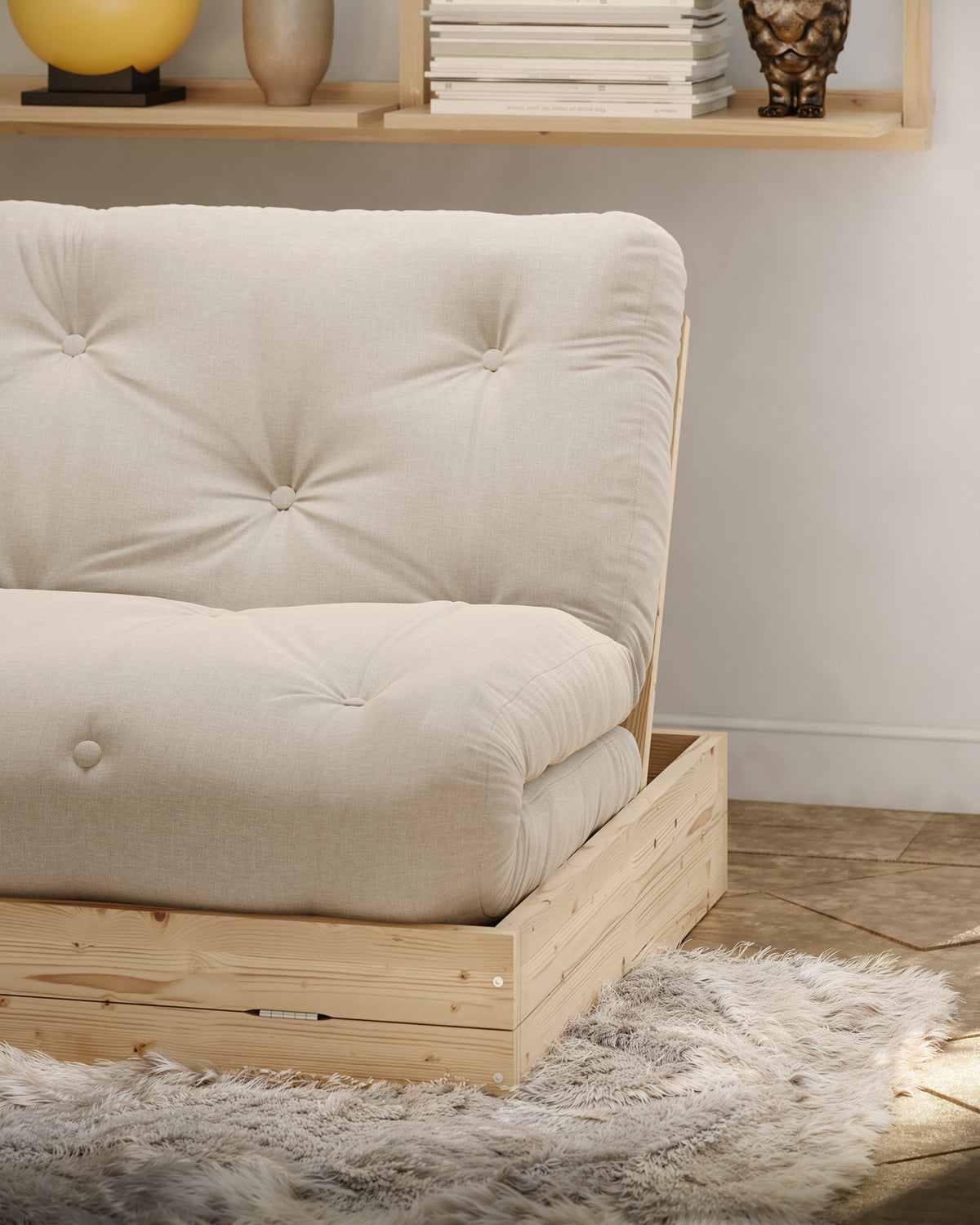 FLIP RAW 140 X 200 W. MATTRESS GREY