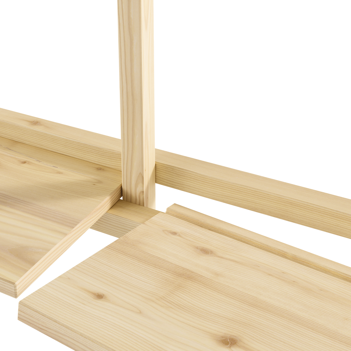GROOVE SHELVING NARROW RAW