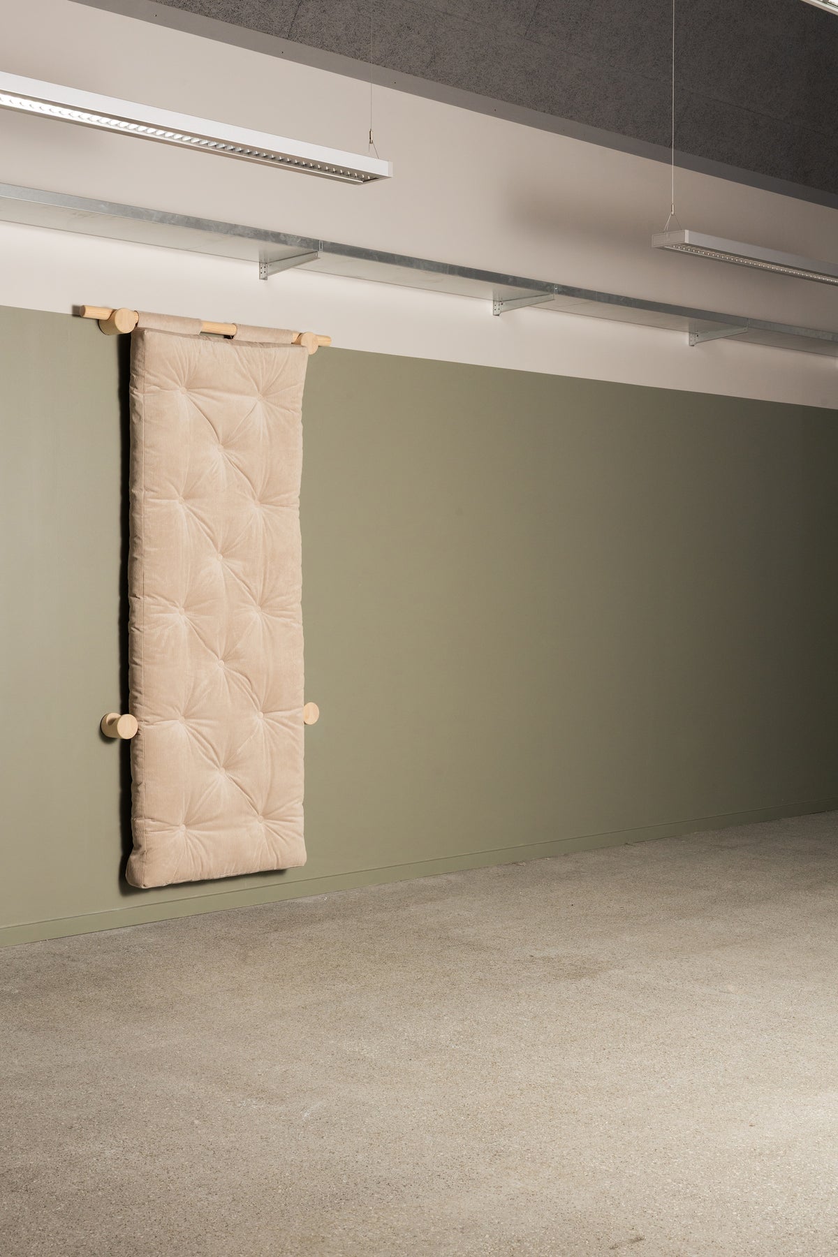 HOOKED RAW 75 x 200 W. BRAVO MATTRESS MOCCA