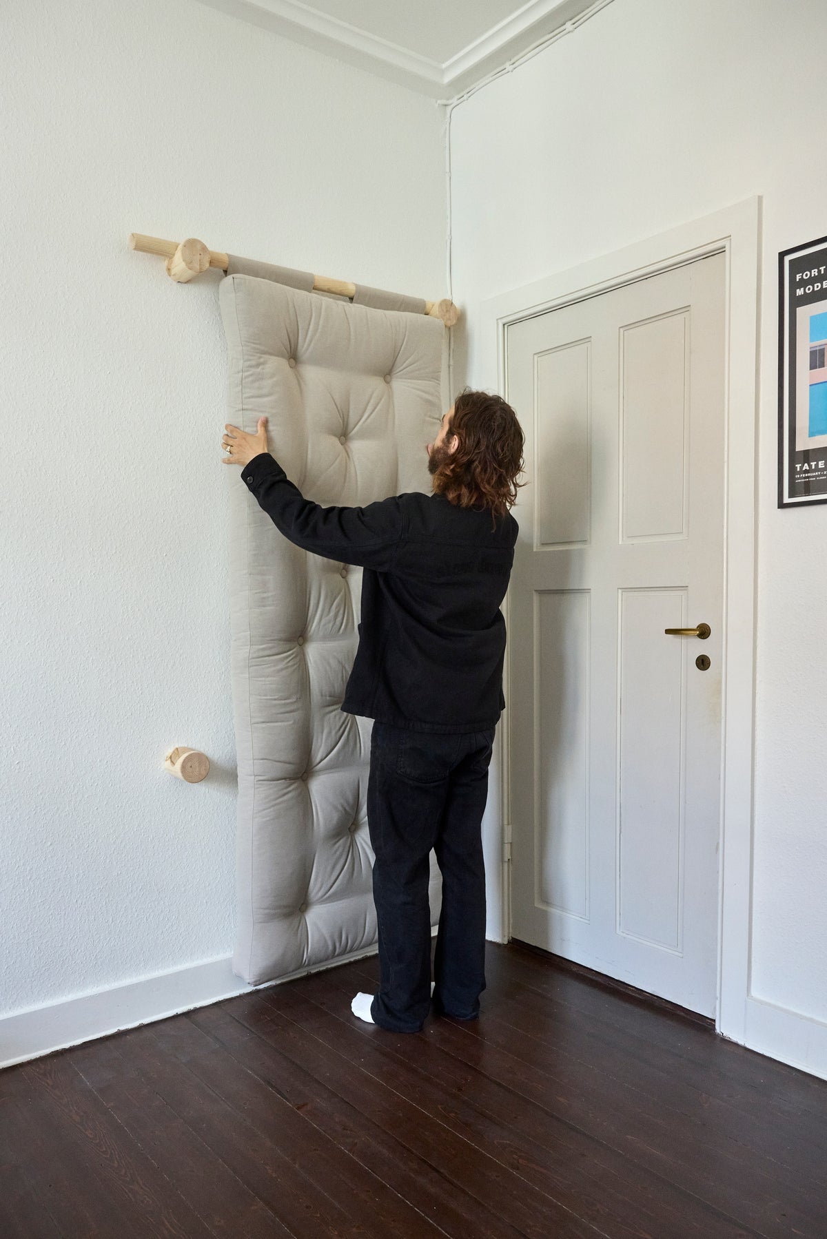 HOOKED RAW 75 x 200 W. BRAVO MATTRESS BEIGE