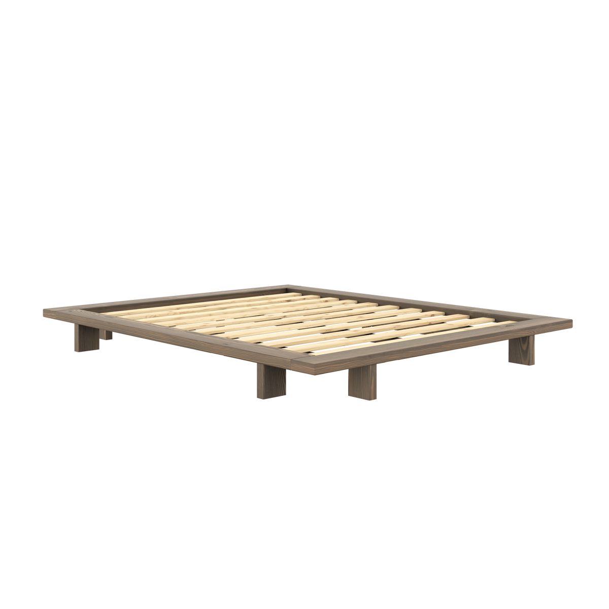 JAPAN BED CAROB BROWN QUEEN SIZE