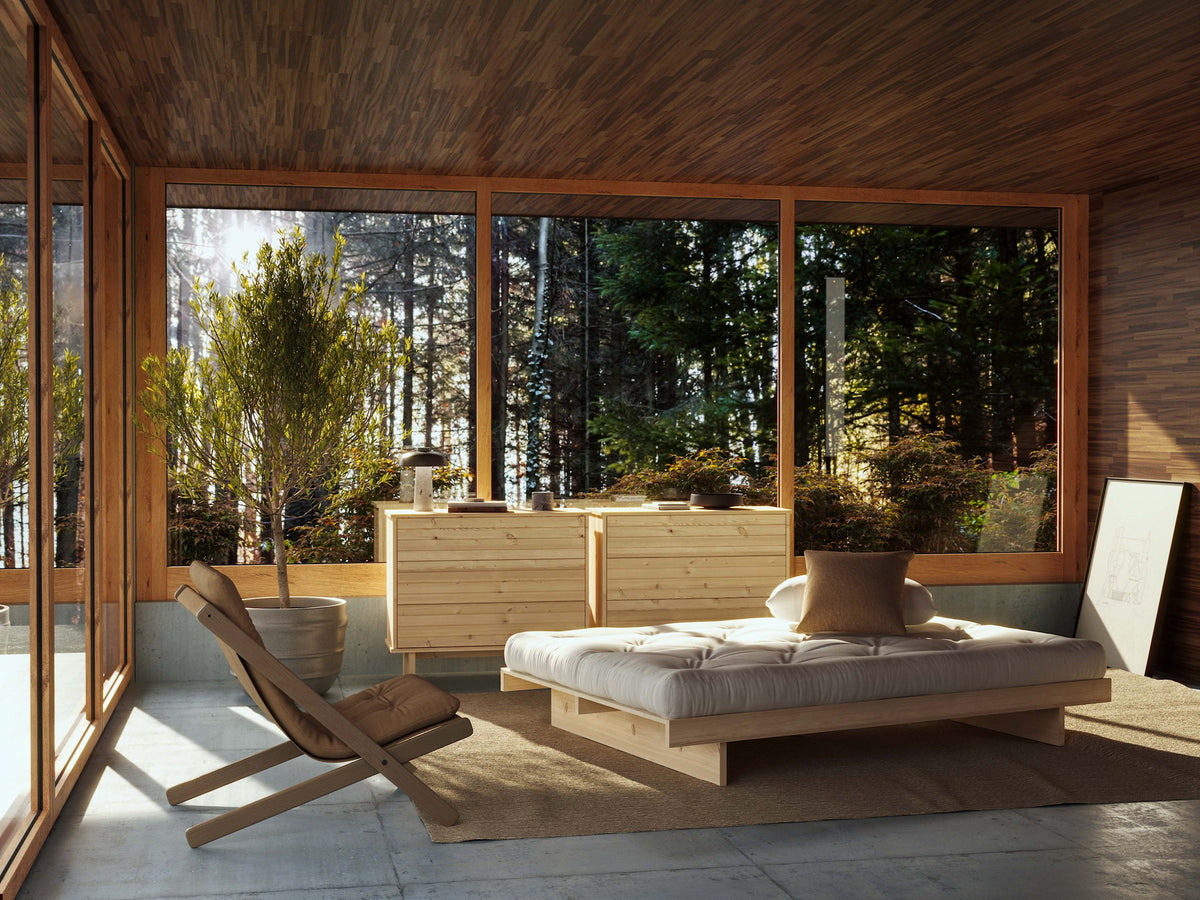 KANSO BED RAW QUEEN SIZE