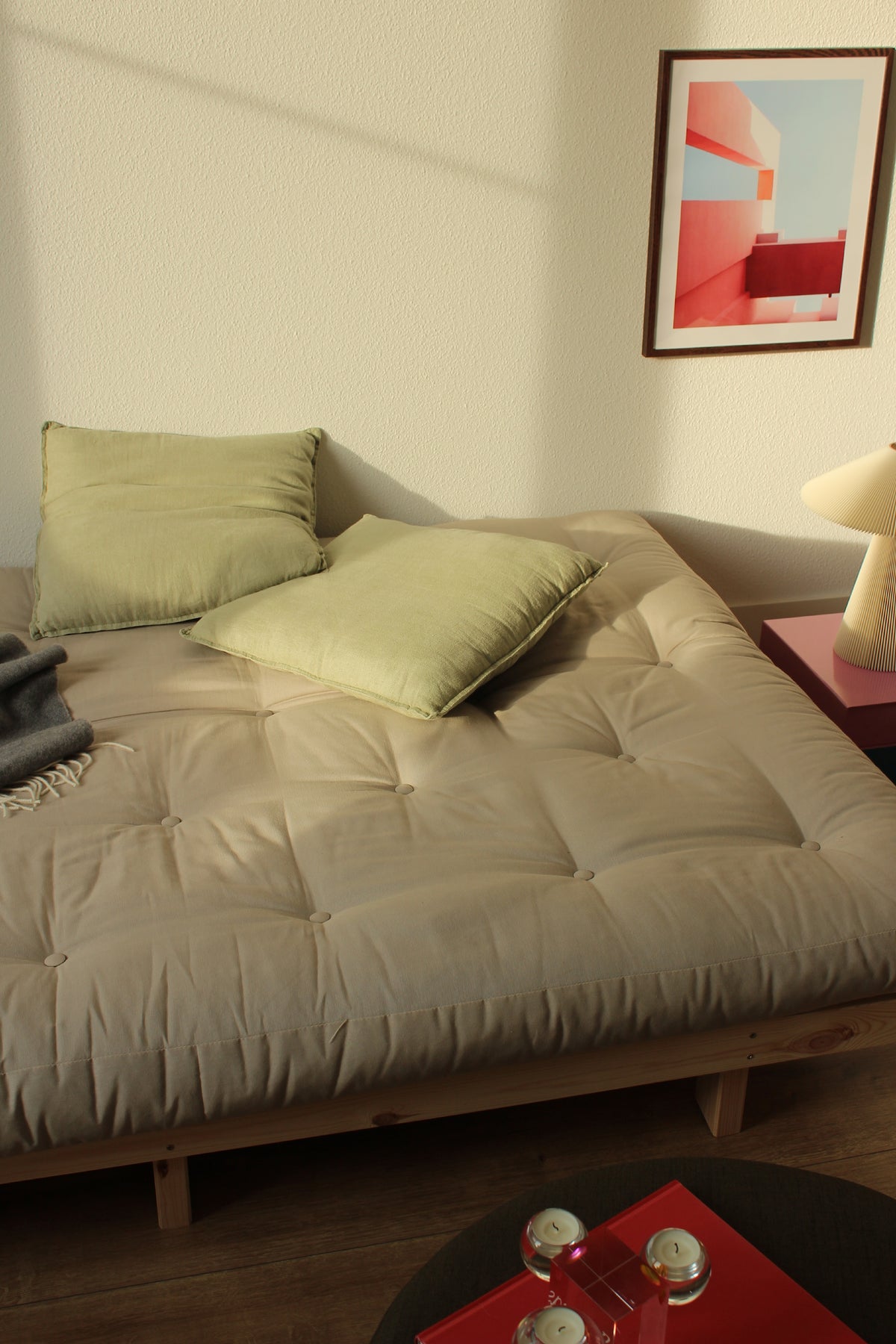 MATELAS ALPHA NATUREL LEAN RAW 130 X 200 W.
