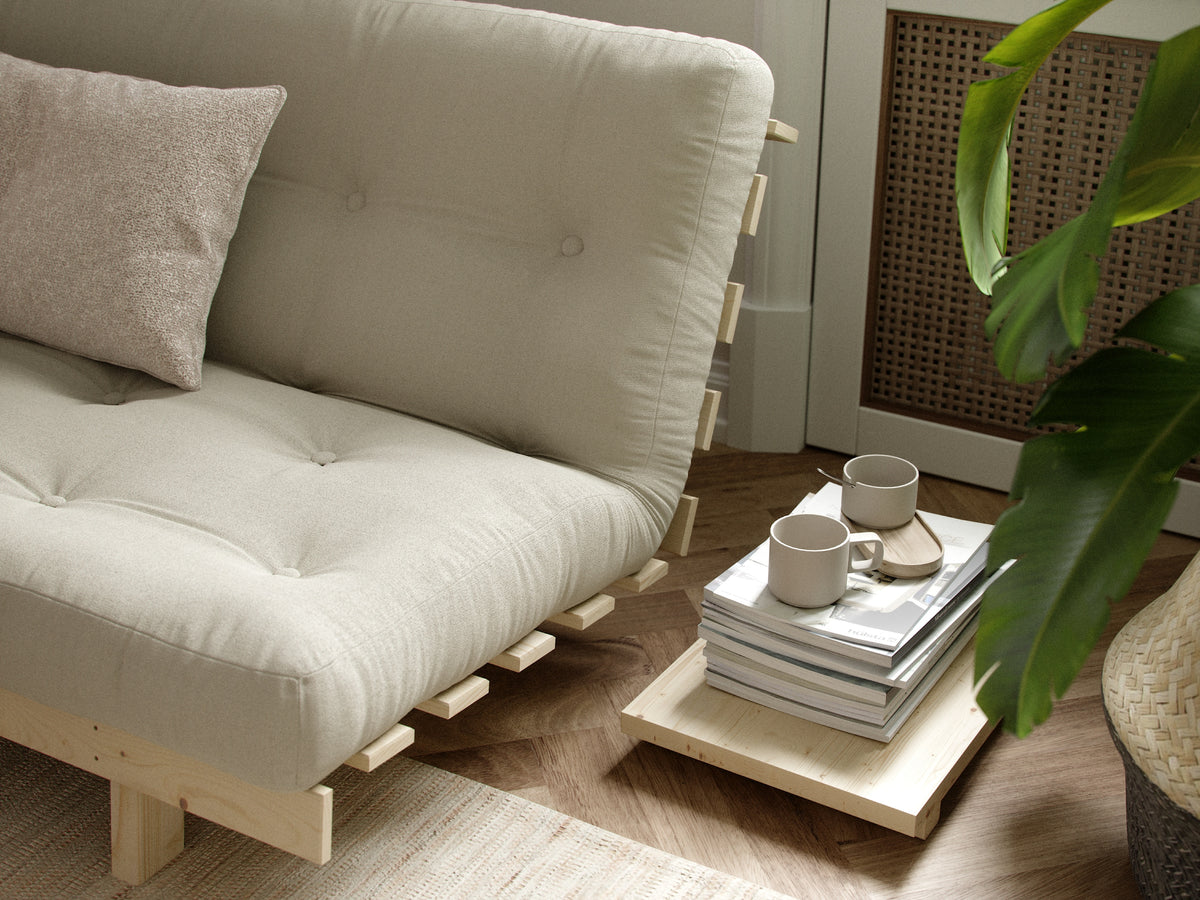 LEAN RAW 130 X 200 W. ALPHA MATTRESS FUDGE BROWN