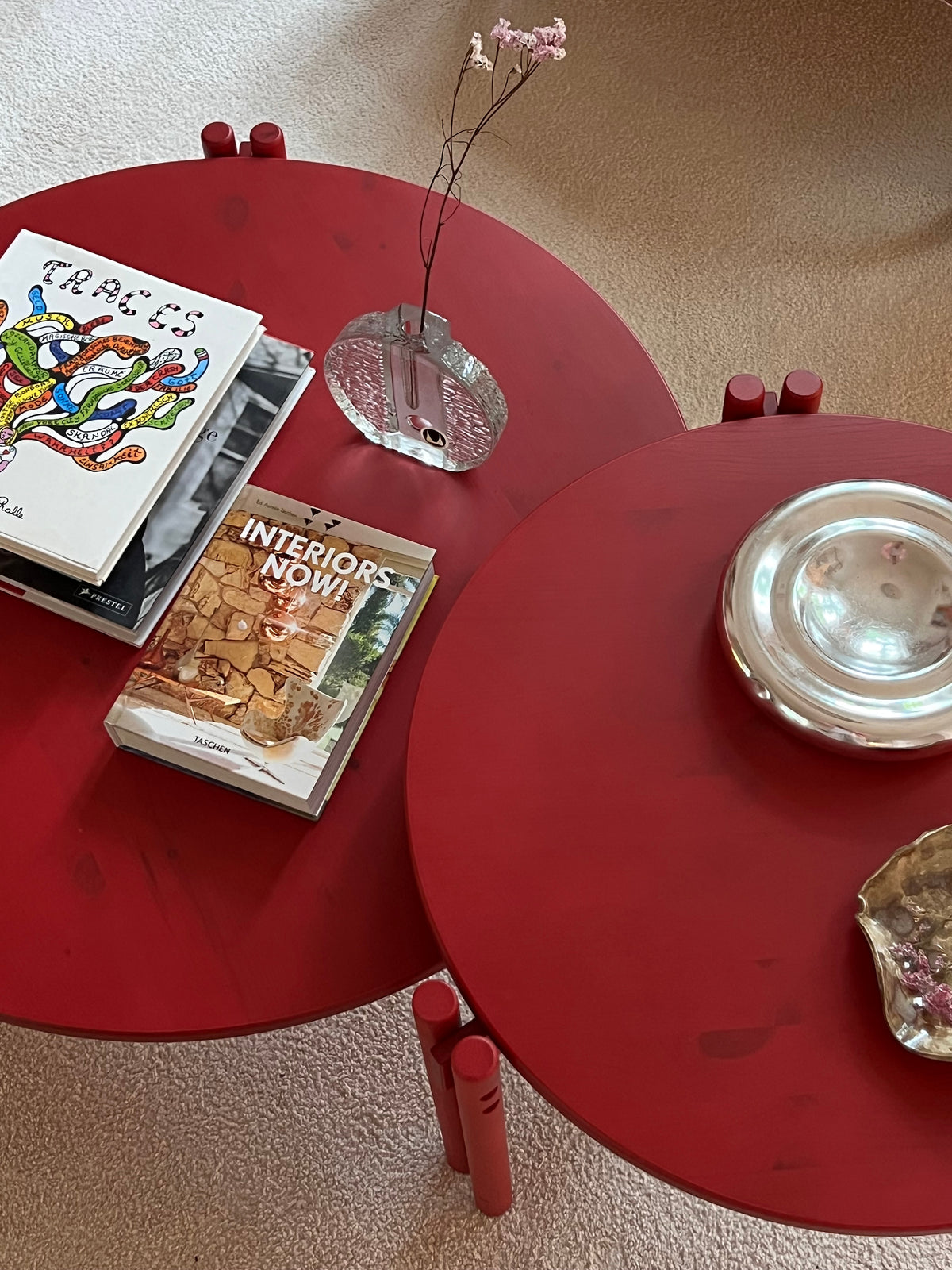 STICKS TABLE LOW CLEAR