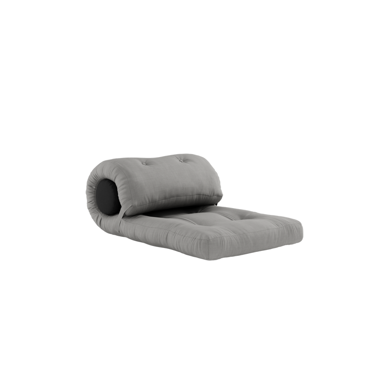 WRAP GRIS AVEC 1 COUSSIN GRIS FONCÉ